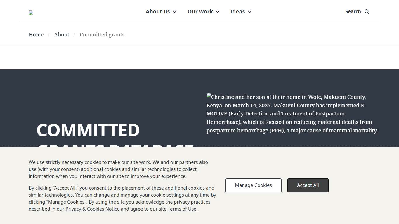 Gates Foundation Committed Grants Database